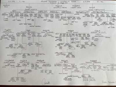 I coniugi  non persero tempo e una volta convolati a nozze diedero alla luce, nel marzo del 1898, il primo figlio Alessio, a cui seguirono altri 14 figli, pi� quattro che non sopravvissero alla nascita